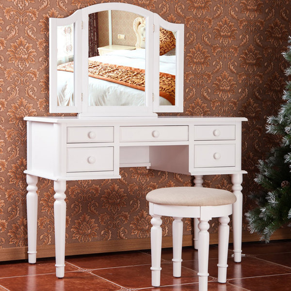 Merax Vanity Set with Mirror & Reviews Wayfair